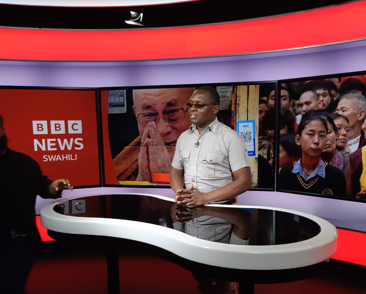C.G Moses at the BBC Studios
